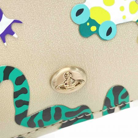  Vivienne Westwood ヴィヴィアン・ウエストウッド FROGS 2つ折り財布 マルチカラー 箱有
