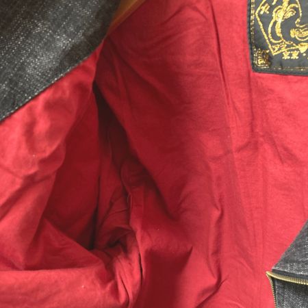  EVISU エビス ライダース ジャケット サイズ 40 メンズ グレー