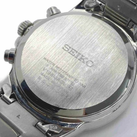  SEIKO セイコー スピリット スマート クロノグラフ SBPJ003 ブルー ソーラー メンズ 腕時計