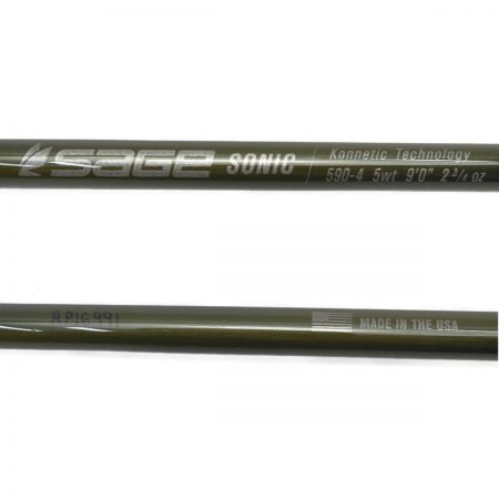  sage セージ SONIC #5 590-4 フライロッド ケース付き