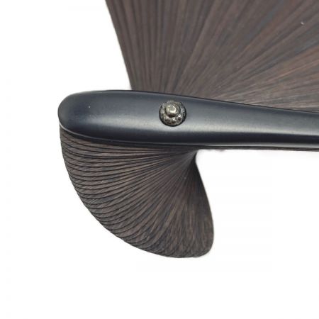  CELINE セリーヌ マカダム 総柄 扇子 ネイビー 和小物 箱・布袋有