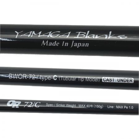  YAMAGA Blanks ヤマス Battle Whip バトルウィップ OR 72/C ルアーロッド 竿袋付き