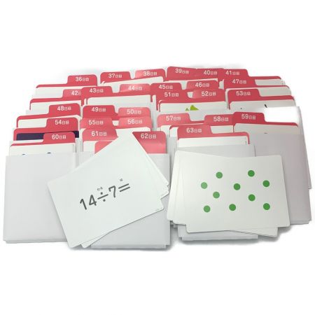   七田式 フラッシュカード《 七田式ドッツセット 》1日目～35日目 / 36～63日目 