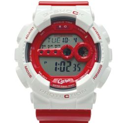 ☆☆ CASIO カシオ G-SHOCK 広島カープ 2015年 GD-100 2015年 広島CARP 限定品 クォーツ メンズ 腕時計 Bランク