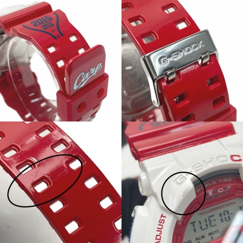 中古】 CASIO カシオ G-SHOCK 広島カープ 2015年 GD-100 2015年 広島