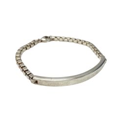 ☆☆ Tiffany & Co. ティファニー ベネチアンリンクID ブレスレット シルバー SV925 Bランク