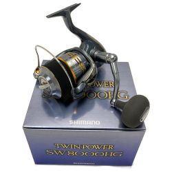 ☆☆ SHIMANO シマノ 09 ツインパワー SW 8000HG 箱付き スピニングリール 02330 Bランク