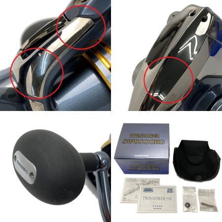  SHIMANO シマノ 09 ツインパワー SW 8000HG 箱付き スピニングリール 02330