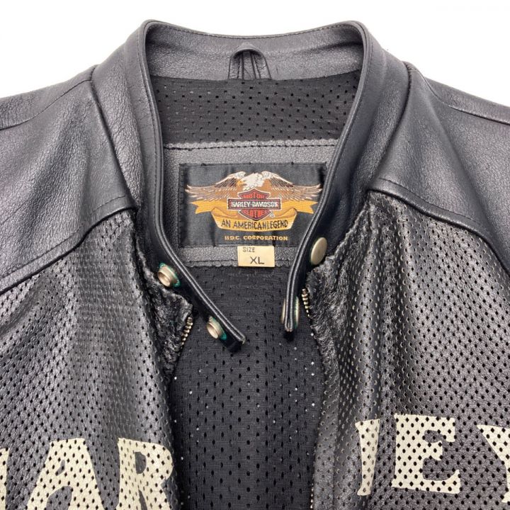 HARLEY-DAVIDSON ハーレーダビッドソン ライダースジャケット 牛革 XL