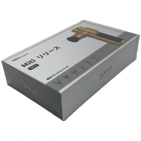  miti health 三友商事《 Miti リリース nano 》マッサージガン / シャンパンゴールド / SW-M100
