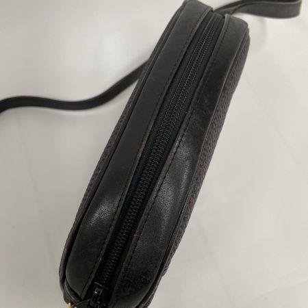  Yves Saint Laurent イブサンローラン ショルダーバッグ 三角ロゴプレート グレーマルチxブラック ヴィンテージ