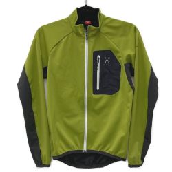 ☆☆ HAGLOFS ホグロフス ジャケット サイズ XS レディース 黄緑×グレー Bランク