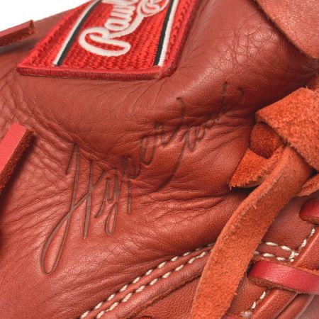  Rawlings ローリングス 《 HYPER TECH 左利きキャッチャー用 》ジュニア軟式 / レッド / GJ9HT2AC