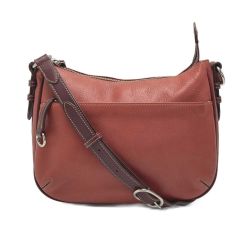 ☆☆ Somes Saddle ソメスサドル ショルダーバッグ レッドxボルドー 牛革 レザー Aランク