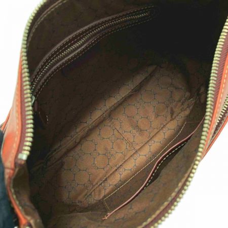  Somes Saddle ソメスサドル ショルダーバッグ レッドxボルドー 牛革 レザー