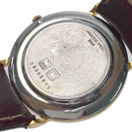  LONGINES ロンジン グランドクラシック 7025 1 ゴールド文字盤 クォーツ メンズ 腕時計