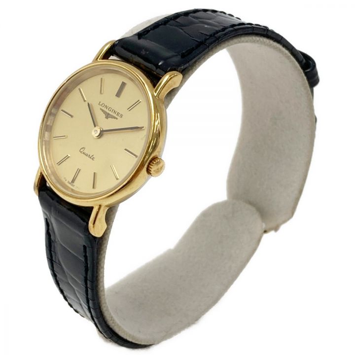 LONGINES ロンジン クォーツ レザー ゴールド 6771 5 レディース