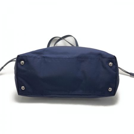  PRADA プラダ ナイロン 2WAY トートバッグ 1BG401 ネイビー 布袋・ギャランティカード有