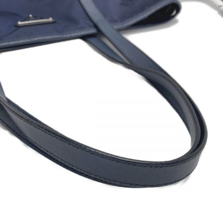 PRADA プラダ ナイロン 2WAY トートバッグ 1BG401 ネイビー 布袋・ギャランティカード有