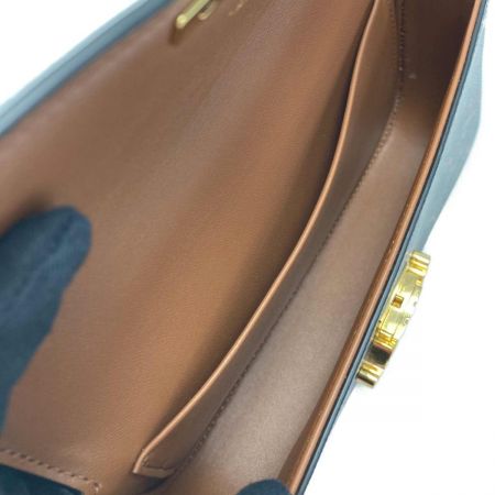  CELINE セリーヌ トリオンフ チェーンショルダーバッグ W-LM-2291 ダークブラウン ハンドバッグ