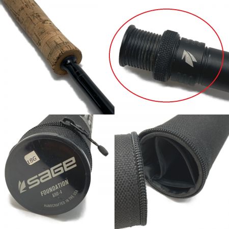  sage セージ セージ Foundation フライロッド ケース付き 590-4