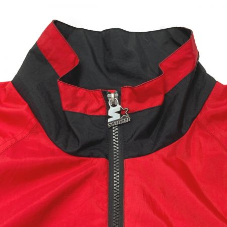  STARTER ナイロン ジャケット シカゴブルズ サイズ不明 メンズ レッド×ブラック