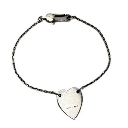 GUCCI グッチ グッチ ハートプレート  シルバー925 アクセサリー ブレスレット