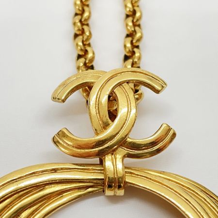  CHANEL シャネル ペンダント 1996年スプリングコレクション ココマーク ターンロック A33262 ゴールド ヴィンテージ 