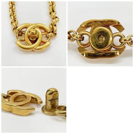  CHANEL シャネル ペンダント 1996年スプリングコレクション ココマーク ターンロック A33262 ゴールド ヴィンテージ 