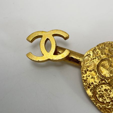  CHANEL シャネル CCマーク ゴールド ハート&アロー ブローチ レディース ヴィンテージ
