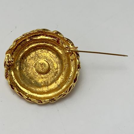  Yves Saint Laurent イブサンローラン パール ゴールド ブローチ レディース  箱有