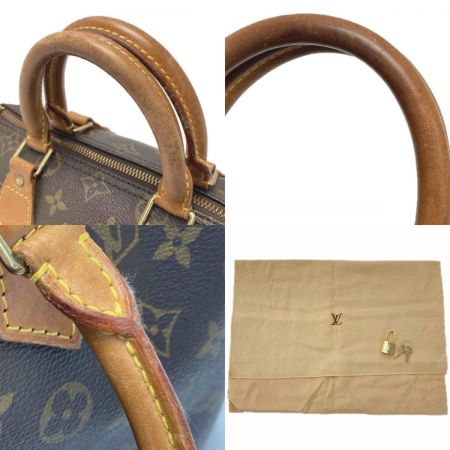  LOUIS VUITTON ルイヴィトン モノグラム スピーディ25 M41109 ハンドバッグ 布袋・パドロック・キー有