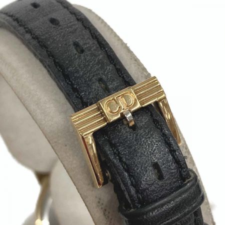  Christian Dior クリスチャンディオール デポーズ デイト クォーツ レディース 腕時計 DEPOSE