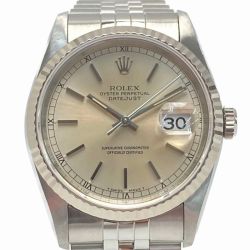 ☆☆ ROLEX ロレックス デイトジャスト S番 16234 シルバー文字盤 自動巻き メンズ 腕時計 箱・ギャランティ有 Bランク