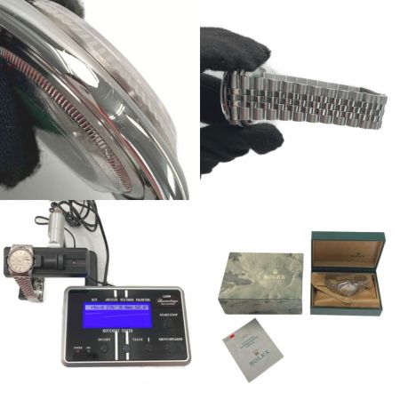  ROLEX ロレックス デイトジャスト S番 16234 シルバー文字盤 自動巻き メンズ 腕時計 箱・ギャランティ有