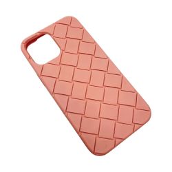 ☆☆ BOTTEGA VENETA ボッテガヴェネタ イントレチャート iPhoneケース 13pro Max ピンク ラバーシリコン Bランク