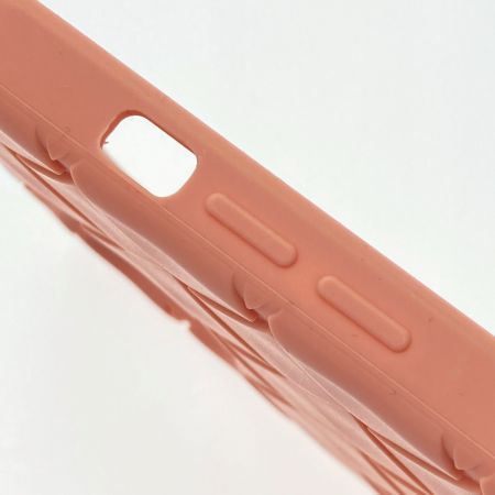  BOTTEGA VENETA ボッテガヴェネタ イントレチャート iPhoneケース 13pro Max ピンク ラバーシリコン