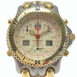 ☆☆ TAG HEUER タグホイヤー S/el セルシリーズ セナモデル CG1123-0 アイボリー クォーツ メンズ 腕時計 Cランク