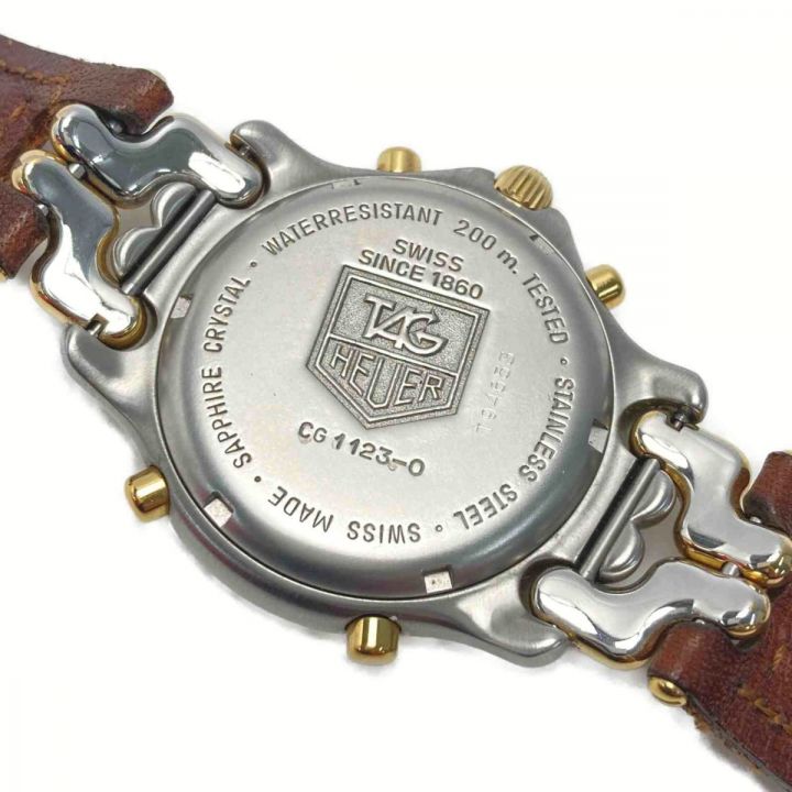 中古】 TAG HEUER タグホイヤー S/el セルシリーズ セナモデル CG1123-0 アイボリー クォーツ メンズ  腕時計｜総合リサイクルショップ なんでもリサイクルビッグバン オンラインストア