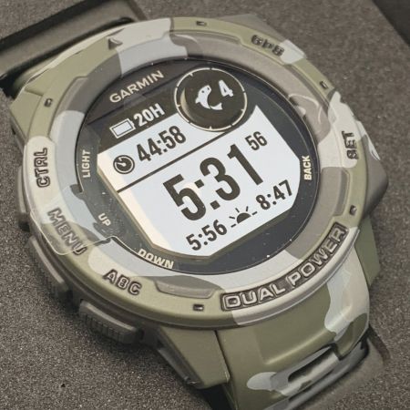  GARMIN ガーミン《 Instinct Camo Dual Power 》インスティンクト カモ / MIL-STD-810G