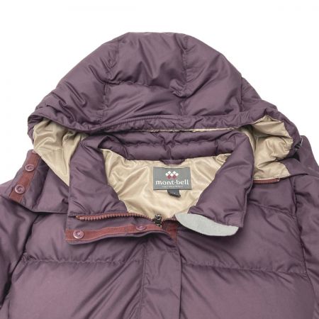  mont･bell モンベル トラベルダウンパーカ ダウンジャケット サイズ M レディース 1101369 パープル