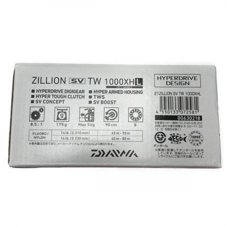  DAIWA ダイワ ジリオン SV TW 1000XHL 箱付き ベイトリール