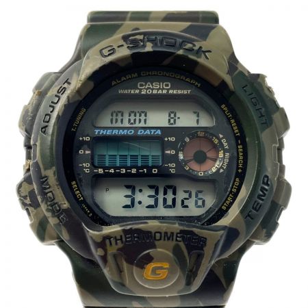 CASIO カシオ G-SHOCK G-PYTHON DW-6100-3JF 迷彩柄 クォーツ ラバー メンズ 腕時計 ｜中古｜なんでもリサイクルビッグバン