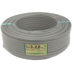 ☆☆  弥栄電線株式会社《 VVFケーブル 平形 》100m巻 / 灰色 / VVF3×2.0 / 60900803 Sランク