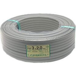 ☆☆  弥栄電線株式会社《 VVFケーブル 平形 》100m巻 / 灰色 / VVF3×2.0 / 60900868 Sランク
