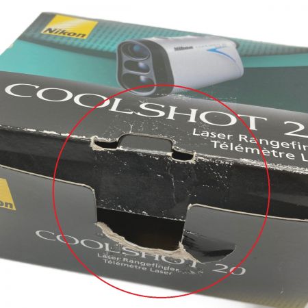  Nikon ニコン COOLSHOT クールショット 20 レーザー距離計 ゴルフ用距離計 箱付き COOLSHOT 20 Bランク