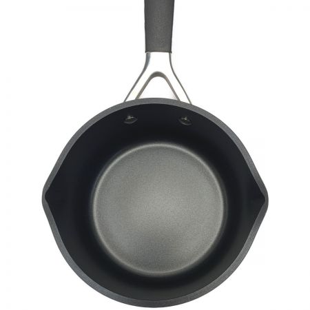  LE CREUSET ルクルーゼ 《 ミルクパン 16cm 》ガス・IH対応  ブラック