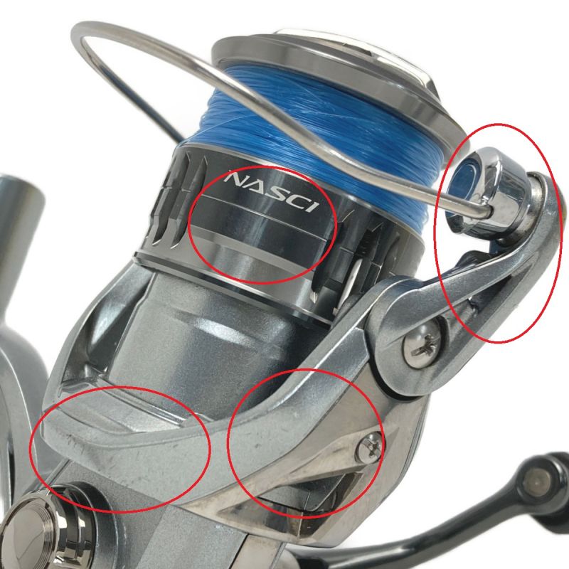 中古】 SHIMANO シマノ 21 NASCI ナスキー 1000 スピニングリール