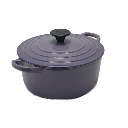 【中古】 LE CREUSET ルクルーゼ 《 ココットロンド 》ライラック