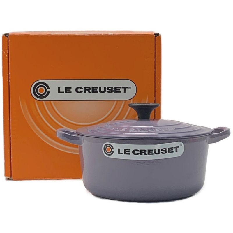 中古】 LE CREUSET ルクルーゼ 《 ココットロンド 》ライラックミスト